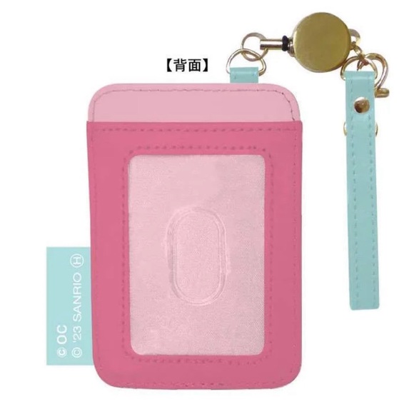 BNIB Japan Sanrio x Oekaki-San Series Pass Card Holder With Retractable reel - Picture 5 of 9